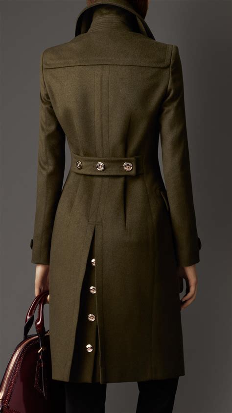 burberry miss jackson green jacket|burberry cashmere jacket.